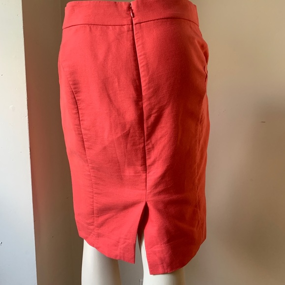 JCrew coral pencil skirt size 4 - Picture 3 of 5